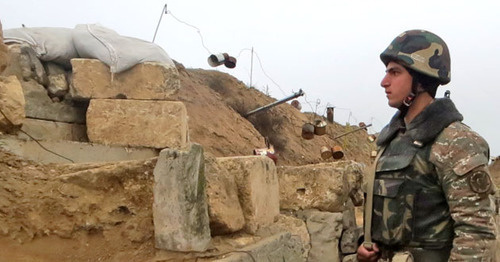 In the front line. Nagorno-Karabakh. December 31, 2014. Photo by Alvard Grigoryan for the "Caucasian Knot" In the front line. Nagorno-Karabakh. December 31, 2014. Photo by Alvard Grigoryan for the "Caucasian Knot"