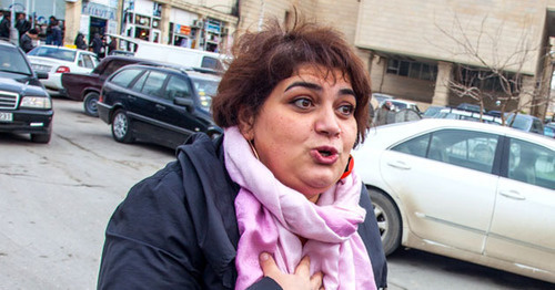 Khadija Ismayilova. Photo by Aziz Karimov for the ‘Caucasian Knot’. Khadija Ismayilova. Photo by Aziz Karimov for the ‘Caucasian Knot’.