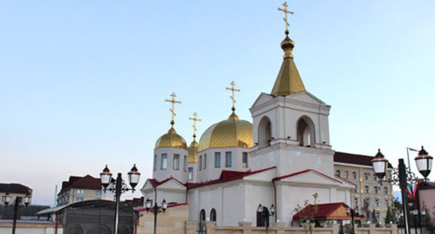 Church of Archangel Michael in Grozny. Photo by Magomed Magomedov for the ‘Caucasian Knot’. Church of Archangel Michael in Grozny. Photo by Magomed Magomedov for the ‘Caucasian Knot’.