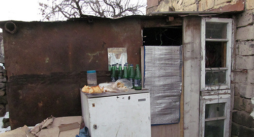 Shed in the yard of Avetisyan family's house sealed up by the investigative bodies. Gyumri, January 14, 2015. Photo by Tigran Petrosyan for the "Caucasian Knot" Shed in the yard of Avetisyan family's house sealed up by the investigative bodies. Gyumri, January 14, 2015. Photo by Tigran Petrosyan for the "Caucasian Knot"