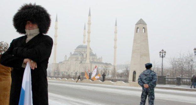 Mosque "Heart of Chechnya" in Grozny. Photo by Magomed Magomedov for the "Caucasian Knot" Mosque "Heart of Chechnya" in Grozny. Photo by Magomed Magomedov for the "Caucasian Knot"