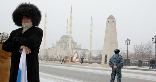 Mosque "Heart of Chechnya" in Grozny. Photo by Magomed Magomedov for the "Caucasian Knot" Mosque "Heart of Chechnya" in Grozny. Photo by Magomed Magomedov for the "Caucasian Knot"