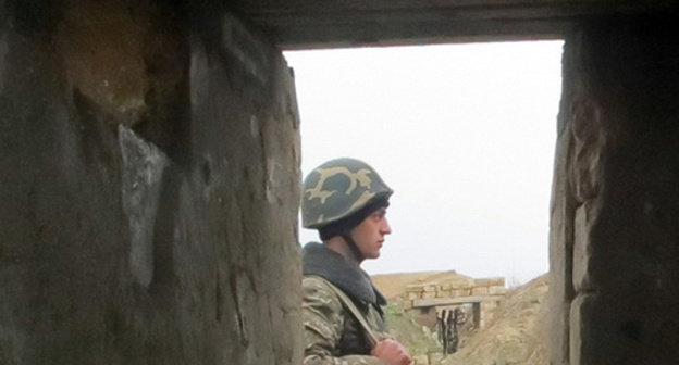 The contact line between the armed forces of Nagorno-Karabakh and Azerbaijan. Photo by Alvard Grigoryan for the ‘Caucasian Knot’. The contact line between the armed forces of Nagorno-Karabakh and Azerbaijan. Photo by Alvard Grigoryan for the ‘Caucasian Knot’.