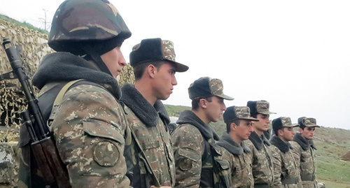 Formation. NKR's army. Photo by Alvard Grigoryan for the "Caucasian Knot" Formation. NKR's army. Photo by Alvard Grigoryan for the "Caucasian Knot"