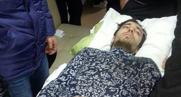 Magomed Aushev. Screenshot from the ‘Caucasian Knot’ video. Magomed Aushev. Screenshot from the ‘Caucasian Knot’ video.