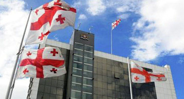 Flags of Georgia. Photo: http://newsgeorgia.ru/politics/20141221/217225827.html Flags of Georgia. Photo: http://newsgeorgia.ru/politics/20141221/217225827.html