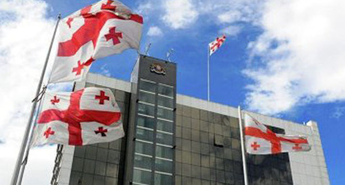 Flags of Georgia. Photo: http://newsgeorgia.ru/politics/20141221/217225827.html Flags of Georgia. Photo: http://newsgeorgia.ru/politics/20141221/217225827.html