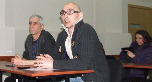 Participants of the hearings in Tbilisi. Photo by Edita Badasyan for the ‘Caucasian Knot’. Participants of the hearings in Tbilisi. Photo by Edita Badasyan for the ‘Caucasian Knot’.