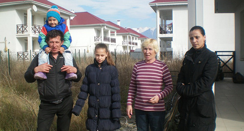 The Saveliev family at their new 'home'. Photo by Alexei Saveliev The Saveliev family at their new 'home'. Photo by Alexei Saveliev