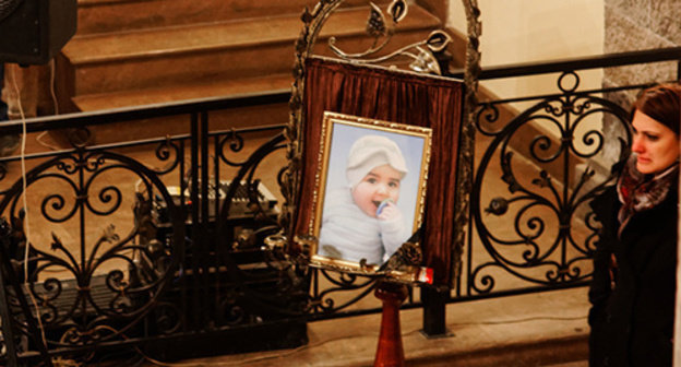 Photo of Sergey Evtisyan at the funeral service. January 20, 2015. Photo by Narek Tumanyan