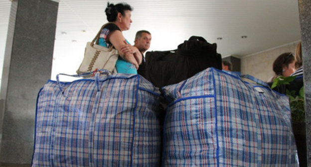 Ukrainian refugees. Photo: Volgograd Administration website, http://www.volganet.ru/news/2957/ Ukrainian refugees. Photo: Volgograd Administration website, http://www.volganet.ru/news/2957/