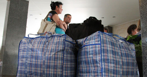 Ukrainian refugees. Photo: Volgograd Administration website, http://www.volganet.ru/news/2957/ Ukrainian refugees. Photo: Volgograd Administration website, http://www.volganet.ru/news/2957/