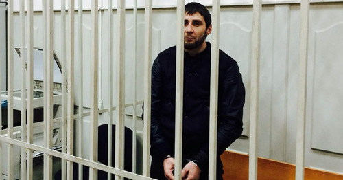Zaur Dadaev in the court room in the Basmanny Court. Moscow, March 8, 2015. Photo by the "Caucasian Knot" correspondent Zaur Dadaev in the court room in the Basmanny Court. Moscow, March 8, 2015. Photo by the "Caucasian Knot" correspondent