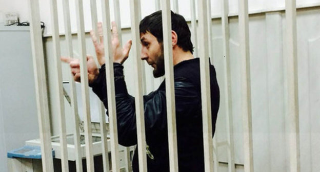 Zaur Dadaev in the Basmanny Court of Moscow where the court is hearinge Boris Nemtsov murder case. March 8, 2015. Photo by Yuliya Buslavskaya for the "Caucasian Knot" Zaur Dadaev in the Basmanny Court of Moscow where the court is hearinge Boris Nemtsov murder case. March 8, 2015. Photo by Yuliya Buslavskaya for the "Caucasian Knot"