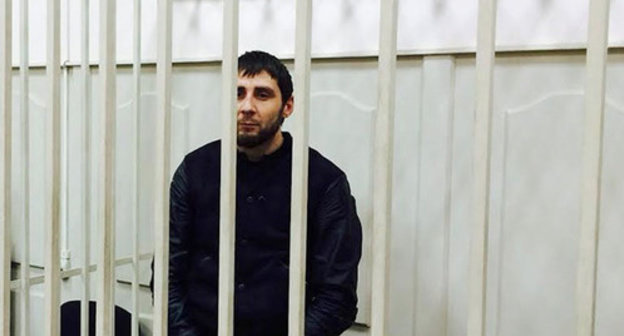 Zaur Dadaev in the court room. Photo by Yuliya Buslavskaya for the "Caucasian Knot" Zaur Dadaev in the court room. Photo by Yuliya Buslavskaya for the "Caucasian Knot"