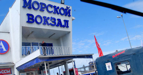 Port "Kavkaz". Seaport buildings. Photo by Ilyas Bogatyryov for the "Caucasian Knot" Port "Kavkaz". Seaport buildings. Photo by Ilyas Bogatyryov for the "Caucasian Knot"