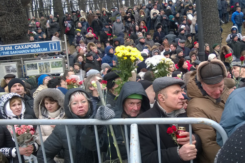 Queue at the civil funeral of Boris Nemtsov. Moscow, March 3, 2015. Photo by Vyacheslav Feraposhkin for the "Caucasian Knot"