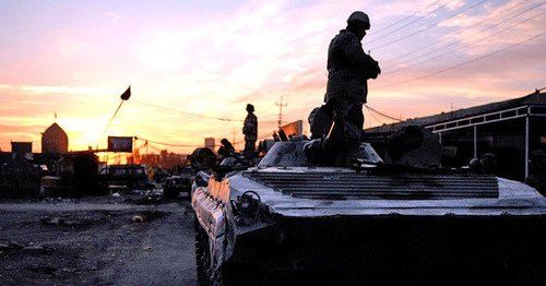 Iraqi soldiers on duty. Iraq. Photo: Tech. Sgt. William Greer https://ru.wikipedia.org/ Iraqi soldiers on duty. Iraq. Photo: Tech. Sgt. William Greer https://ru.wikipedia.org/