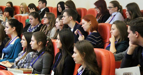Students of the North-Caucasian Federal University (NCFU). Photo: the official site of NCFU http://www.ncfu.ru/index.php?newsid=6390 Students of the North-Caucasian Federal University (NCFU). Photo: the official site of NCFU http://www.ncfu.ru/index.php?newsid=6390