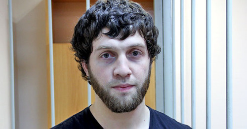 Magomed Tochiev in the courtroom. Moscow, April 6, 2015. Photo by Magomed Tuaev for the "Caucasian Knot" Magomed Tochiev in the courtroom. Moscow, April 6, 2015. Photo by Magomed Tuaev for the "Caucasian Knot"