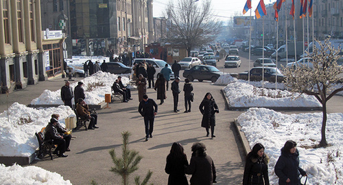 A street in Gyumri. Photo by Tigran Petrosyan for the "Caucasian Knot"