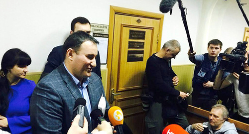 Zaurbek Sadakhanov, an advocate of Khamzat Bakhaev. Photo by Yuliya Buslavskaya for the "Caucasian Knot"