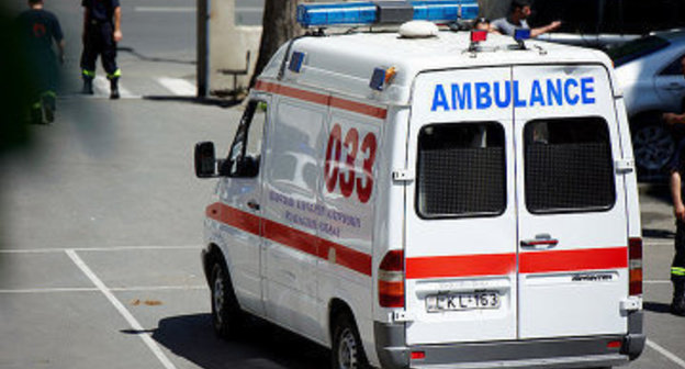 Ambulance car in Tbilisi. Photo: NEWSGEORGIA, Alexander Imedashvili Ambulance car in Tbilisi. Photo: NEWSGEORGIA, Alexander Imedashvili