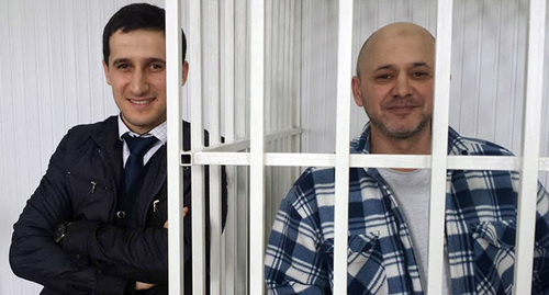 Shamil Musaev (right) and Askhab Khaskhanov. Photo by Adam Abubakarov Shamil Musaev (right) and Askhab Khaskhanov. Photo by Adam Abubakarov