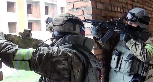 Special operation in Makhachkala. Photo: http://nac.gov.ru/nakmessage/2015/04/02/v-khasavyurte-neitralizovan-glavar-kizlyarskoi-bandgruppy.html Special operation in Makhachkala. Photo: http://nac.gov.ru/nakmessage/2015/04/02/v-khasavyurte-neitralizovan-glavar-kizlyarskoi-bandgruppy.html