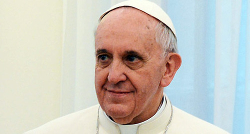 Pope Francis. Photo: https://ru.wikipedia.org/wiki/%D0%9F%D0%B0%D0%BF%D1%81%D1%82%D0%B2%D0%BE#/media/File:Pope_Francis_in_March_2013.jpg Pope Francis. Photo: https://ru.wikipedia.org/wiki/%D0%9F%D0%B0%D0%BF%D1%81%D1%82%D0%B2%D0%BE#/media/File:Pope_Francis_in_March_2013.jpg