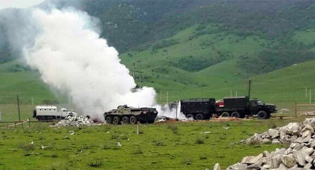 Special forces’ vehicles in Dagestan. Photo: http://nac.gov.ru/nakmessage/2015/04/25/v-dagestane-neitralizovany-dva-bandita-obezvrezhena-masterskaya-po-izgotovleni.html Special forces’ vehicles in Dagestan. Photo: http://nac.gov.ru/nakmessage/2015/04/25/v-dagestane-neitralizovany-dva-bandita-obezvrezhena-masterskaya-po-izgotovleni.html