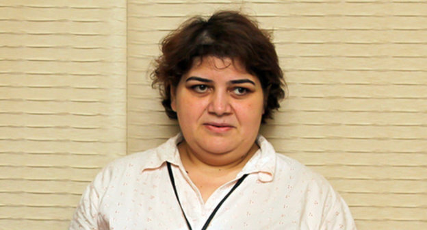 Khadija Ismayilova. Photo by Aziz Karimov for the ‘Caucasian Knot’. Khadija Ismayilova. Photo by Aziz Karimov for the ‘Caucasian Knot’.