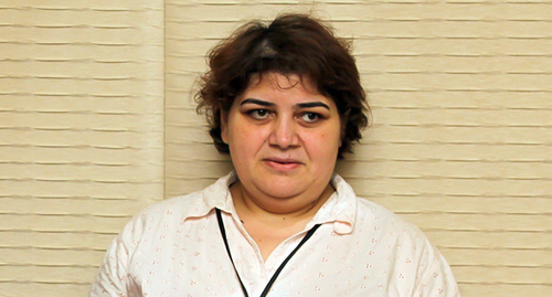 Khadija Ismayilova. Photo by Aziz Karimov for the ‘Caucasian Knot’. Khadija Ismayilova. Photo by Aziz Karimov for the ‘Caucasian Knot’.