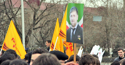 Portrait of Ramzan Kadyrov. Photo by Akhmed Aldebirov for the ‘Caucasian Knot’. Portrait of Ramzan Kadyrov. Photo by Akhmed Aldebirov for the ‘Caucasian Knot’.