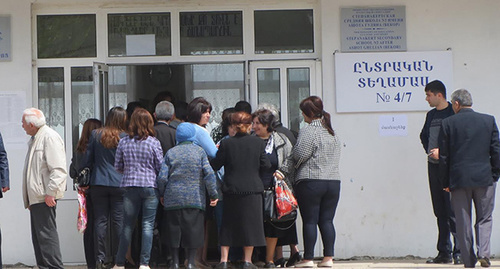 The parliamentary elections in Nagorno-Karabakh. The electoral district. May 3, 2015. Photo by Alvard Grigoryan for the "Caucasian Knot"