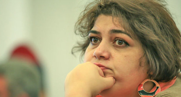 Khadija Ismayilova. Photo by Aziz Karimov for the "Caucasian Knot"