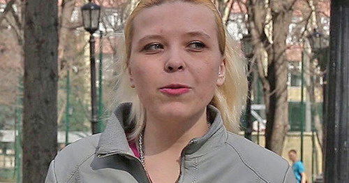 Darya Polyudova. Photo: screenshot from video posted by user Open Russia, http://www.youtube.com/watch?v=awVTP1AgjfI Darya Polyudova. Photo: screenshot from video posted by user Open Russia, http://www.youtube.com/watch?v=awVTP1AgjfI