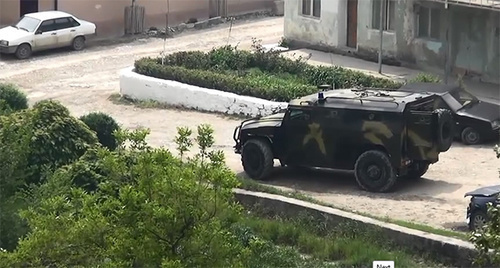 Special equipment in the street of Makhachkala. Photo: http://nac.gov.ru/nakmessage/2015/05/09/nak-aktivnaya-faza-spetsoperatsii-v-makhachkale-zavershena-otkazavshiesya-sl-0.html Special equipment in the street of Makhachkala. Photo: http://nac.gov.ru/nakmessage/2015/05/09/nak-aktivnaya-faza-spetsoperatsii-v-makhachkale-zavershena-otkazavshiesya-sl-0.html