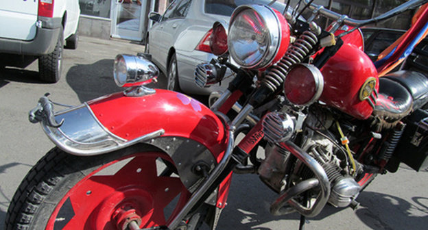 Motorcycle. Photo by Tigran Petrosyan for the "Caucasian Knot" Motorcycle. Photo by Tigran Petrosyan for the "Caucasian Knot"