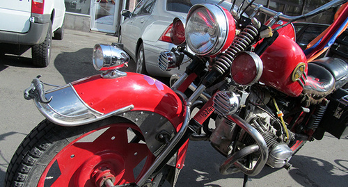 Motorcycle. Photo by Tigran Petrosyan for the "Caucasian Knot" Motorcycle. Photo by Tigran Petrosyan for the "Caucasian Knot"