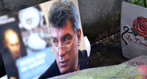 Photo of Boris Nemtsov at the Memorial to victims of political repressions in Sochi. Photo by Svetlana Kravchenko for the ‘Caucasian Knot’. 