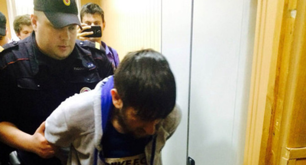 Deni Mirzoev at the Tverskoy District Court of Moscow, May 29, 2015. Photo by Yulia Buslavskaya for the ‘Caucasian Knot’. 