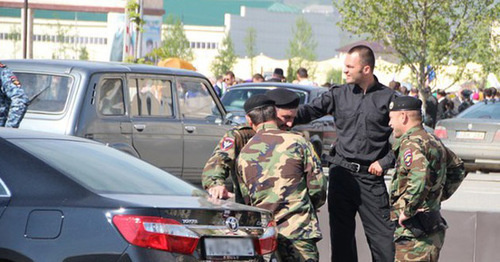 The law enforcers. Chechnya. Photo by Magomed Magomedov for the "Caucasian Knot" The law enforcers. Chechnya. Photo by Magomed Magomedov for the "Caucasian Knot"