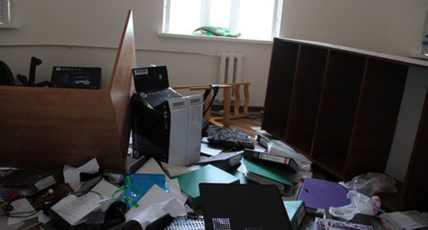 Furniture in office of the Joint Mobile Group (JMG) of the Committee against Torture. Grozny, June 3, 2015 Furniture in office of the Joint Mobile Group (JMG) of the Committee against Torture. Grozny, June 3, 2015