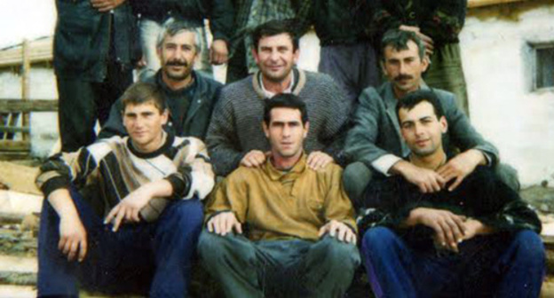 Ramzan Belyalov (second row, to the right). Photo by the correspondent of the local newspaper Ramzan Belyalov (second row, to the right). Photo by the correspondent of the local newspaper