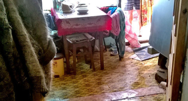 In the house of Polyanchikov family furniture, domestic appliances, floors and carpets are spoiled. Sochi, June 26, 2015. Photo by Anna Gritsevich for the "Caucasian Knot" In the house of Polyanchikov family furniture, domestic appliances, floors and carpets are spoiled. Sochi, June 26, 2015. Photo by Anna Gritsevich for the "Caucasian Knot"