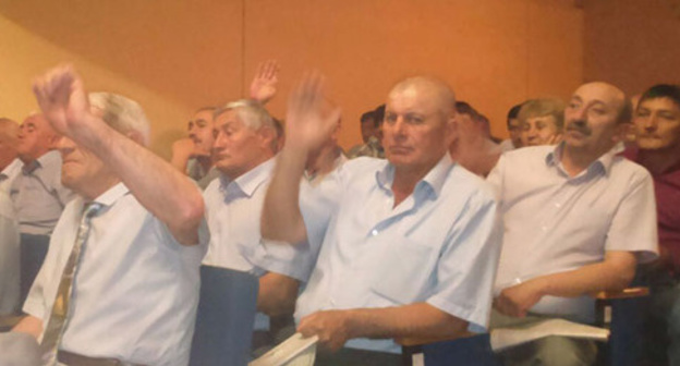 The congress of the "Adyge-Khase-Circassian Parliament", KChR, Cherkessk, June 27, 2015. Photo by Asya Kapaeva for the "Caucasian Knot" The congress of the "Adyge-Khase-Circassian Parliament", KChR, Cherkessk, June 27, 2015. Photo by Asya Kapaeva for the "Caucasian Knot"