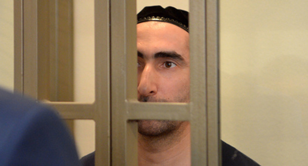 Ali Taziev in the courtroom. Photo by Oleg Pchelov for the ‘Caucasian Knot’. Ali Taziev in the courtroom. Photo by Oleg Pchelov for the ‘Caucasian Knot’.