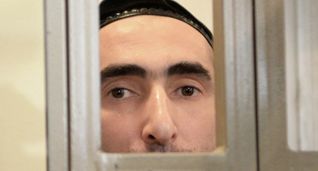 Ali Taziev in the courtroom, May 2015. Photo by Oleg Pchelov for the ‘Caucasian Knot’. Ali Taziev in the courtroom, May 2015. Photo by Oleg Pchelov for the ‘Caucasian Knot’.