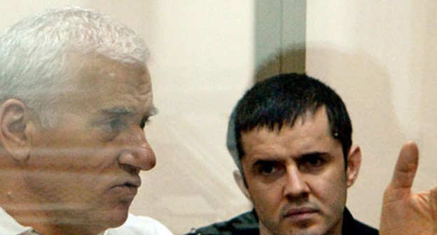 Said Amirov (left) and Yusup Djaparov during court session. Photo by Oleg Pchelov for the ‘Caucasian Knot’. Said Amirov (left) and Yusup Djaparov during court session. Photo by Oleg Pchelov for the ‘Caucasian Knot’.